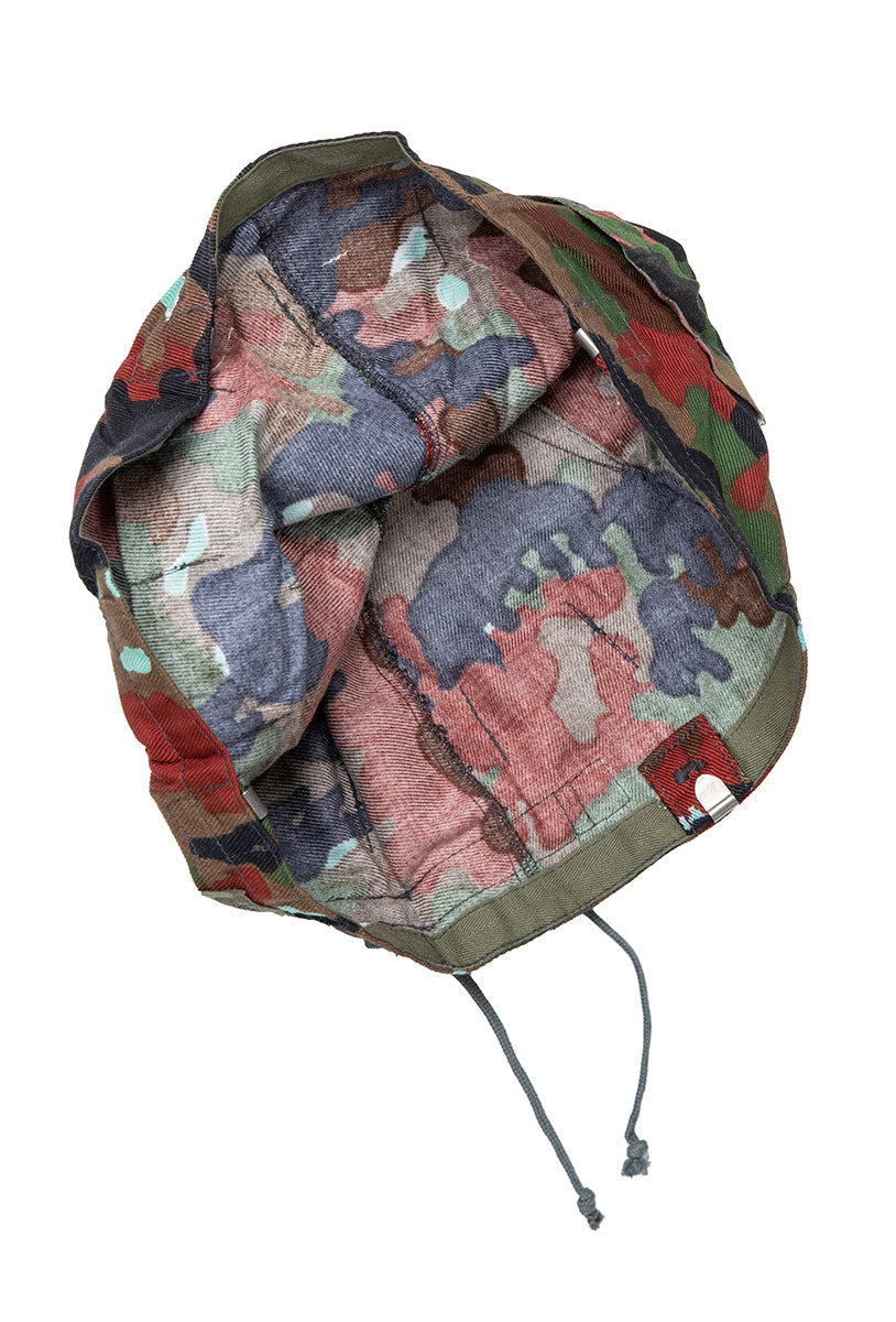 Swiss Steel Helmet Camouflage Cover, Surplus