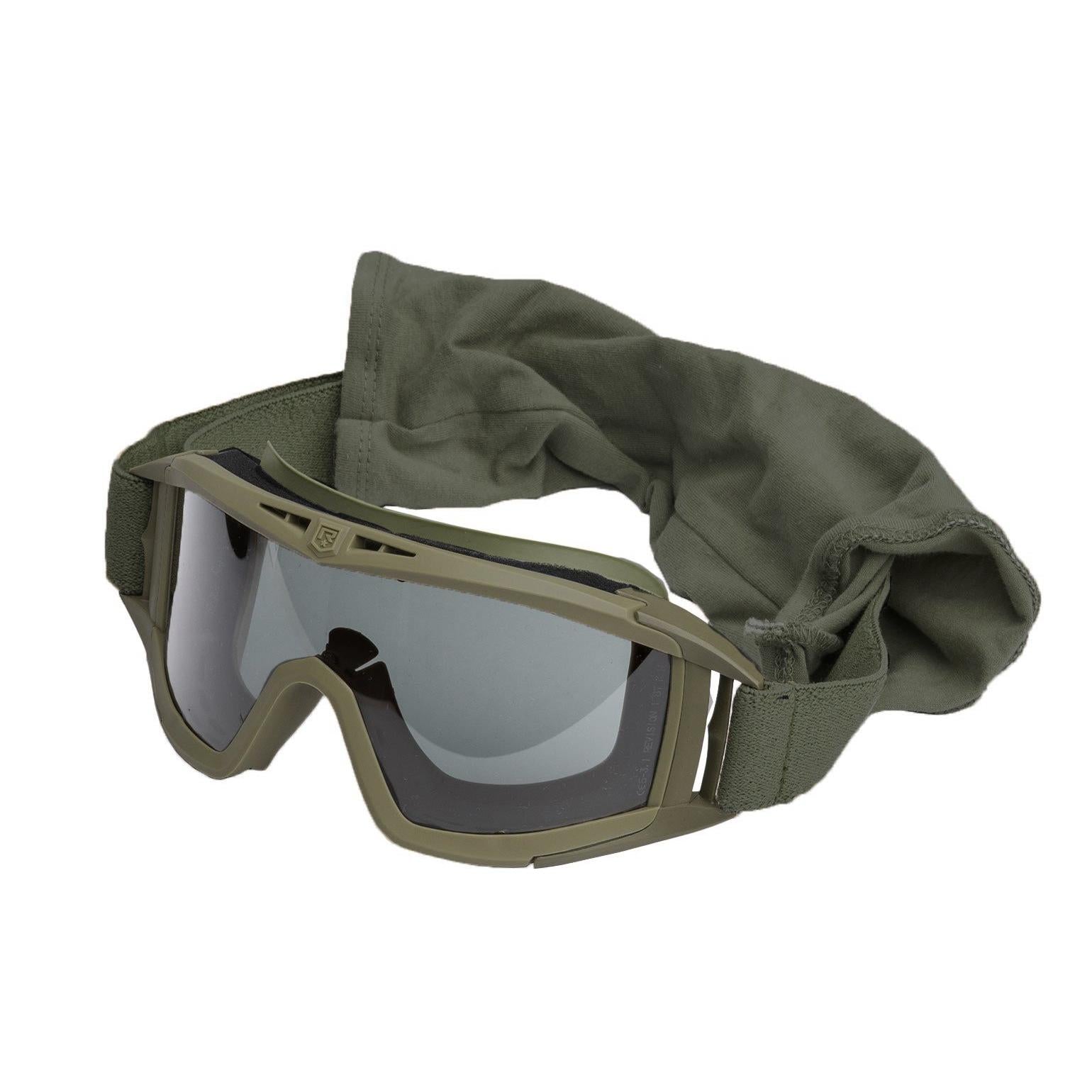 Revision Desert Locust Ballistic Goggles, Essential Kit, Olive Green