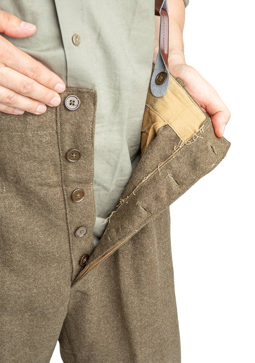 Greek Wool Field Pants, Surplus