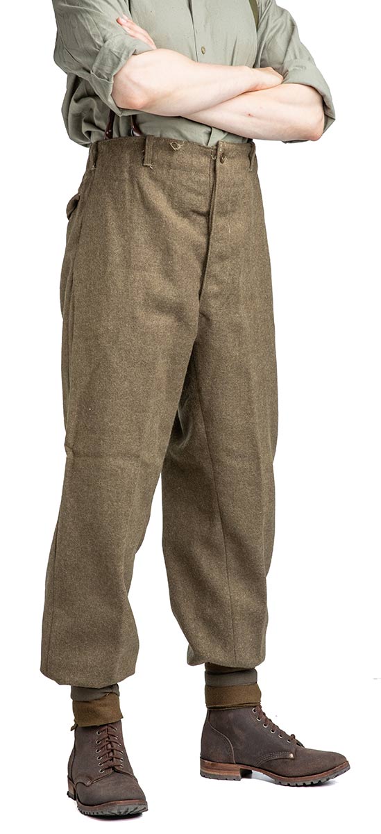 Greek Wool Field Pants, Surplus