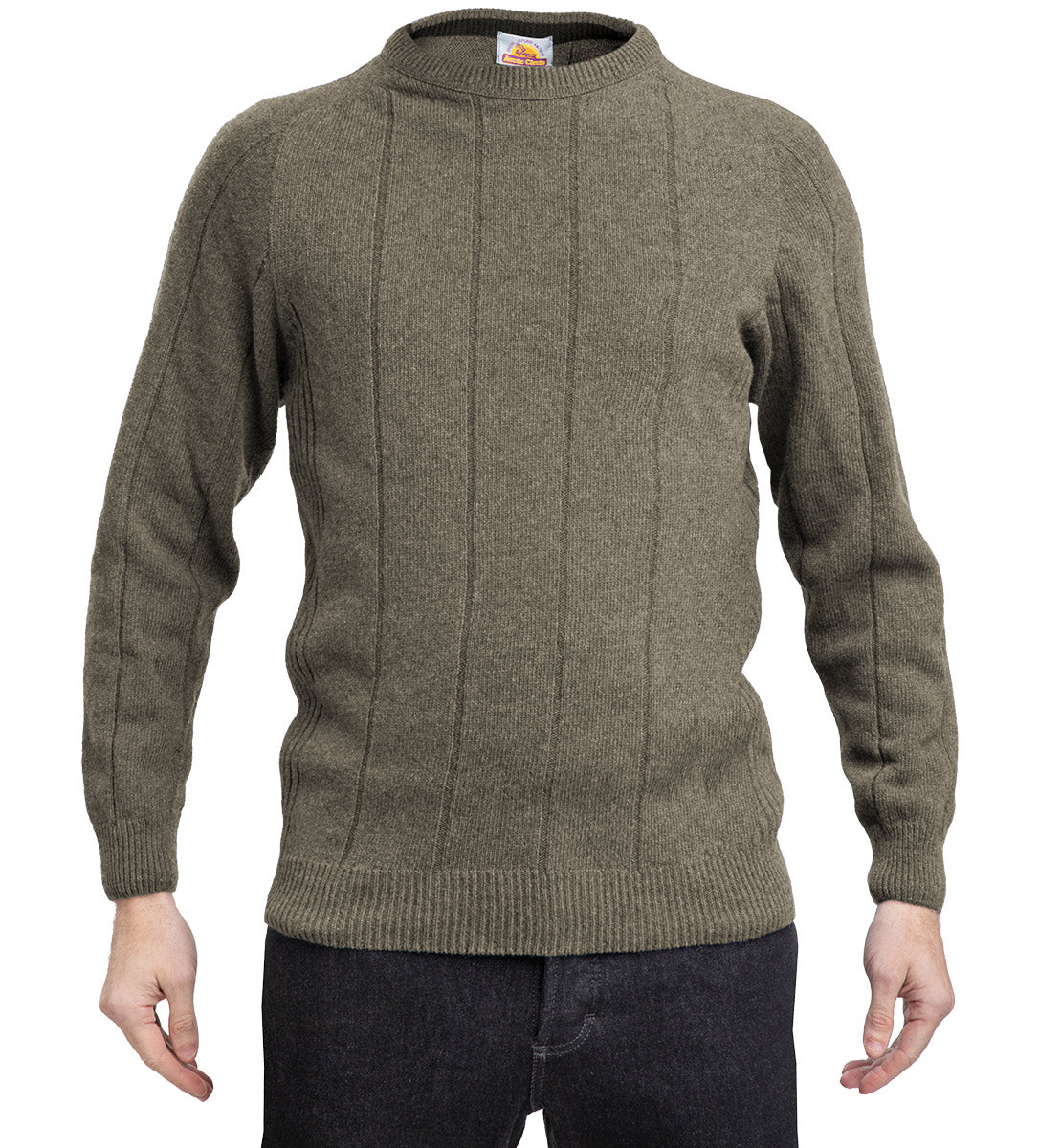 Arctic Circle Wool Sweater w. Rib Sides, Model 4908