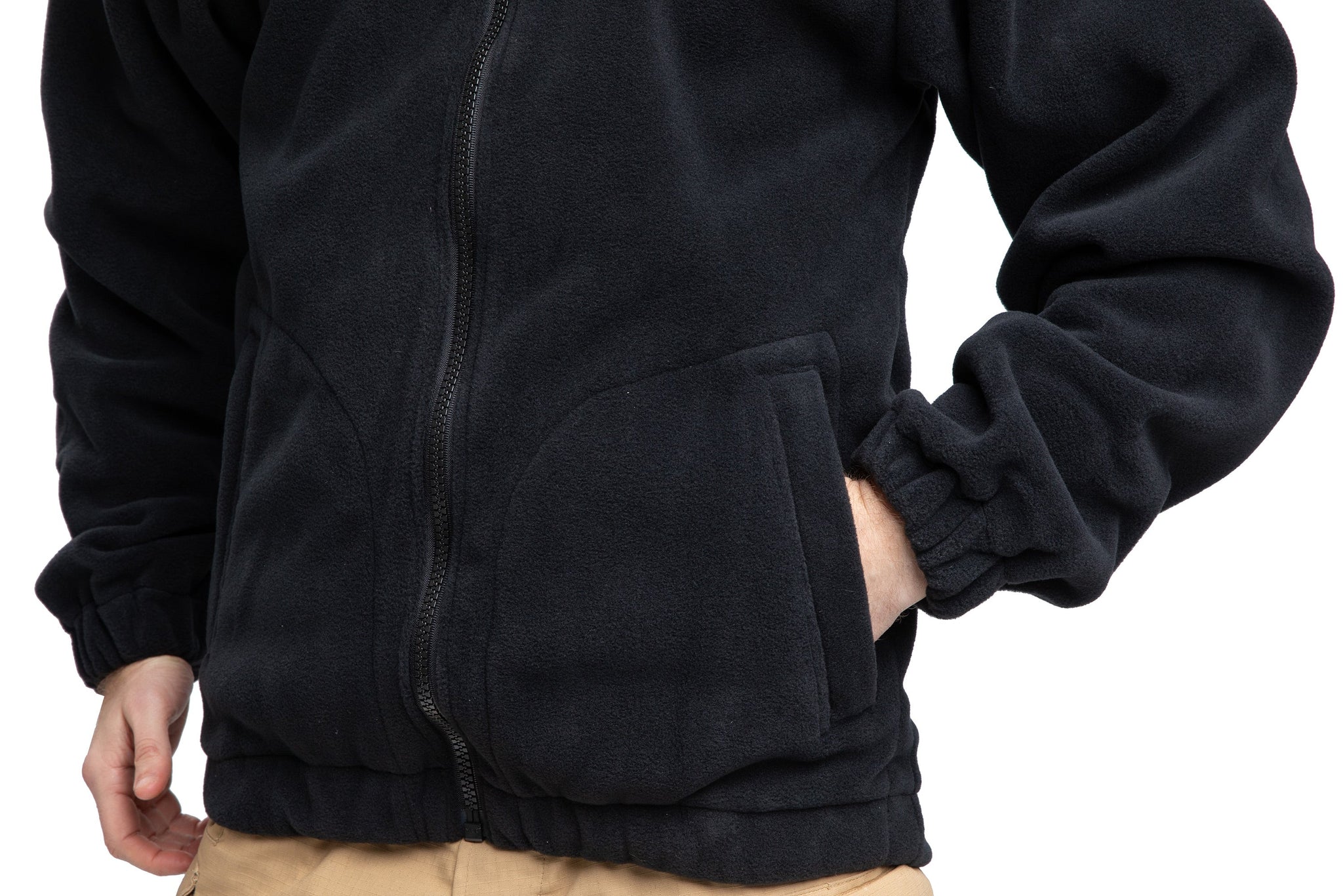 Dutch Fleece Jacket, Black, Surplus