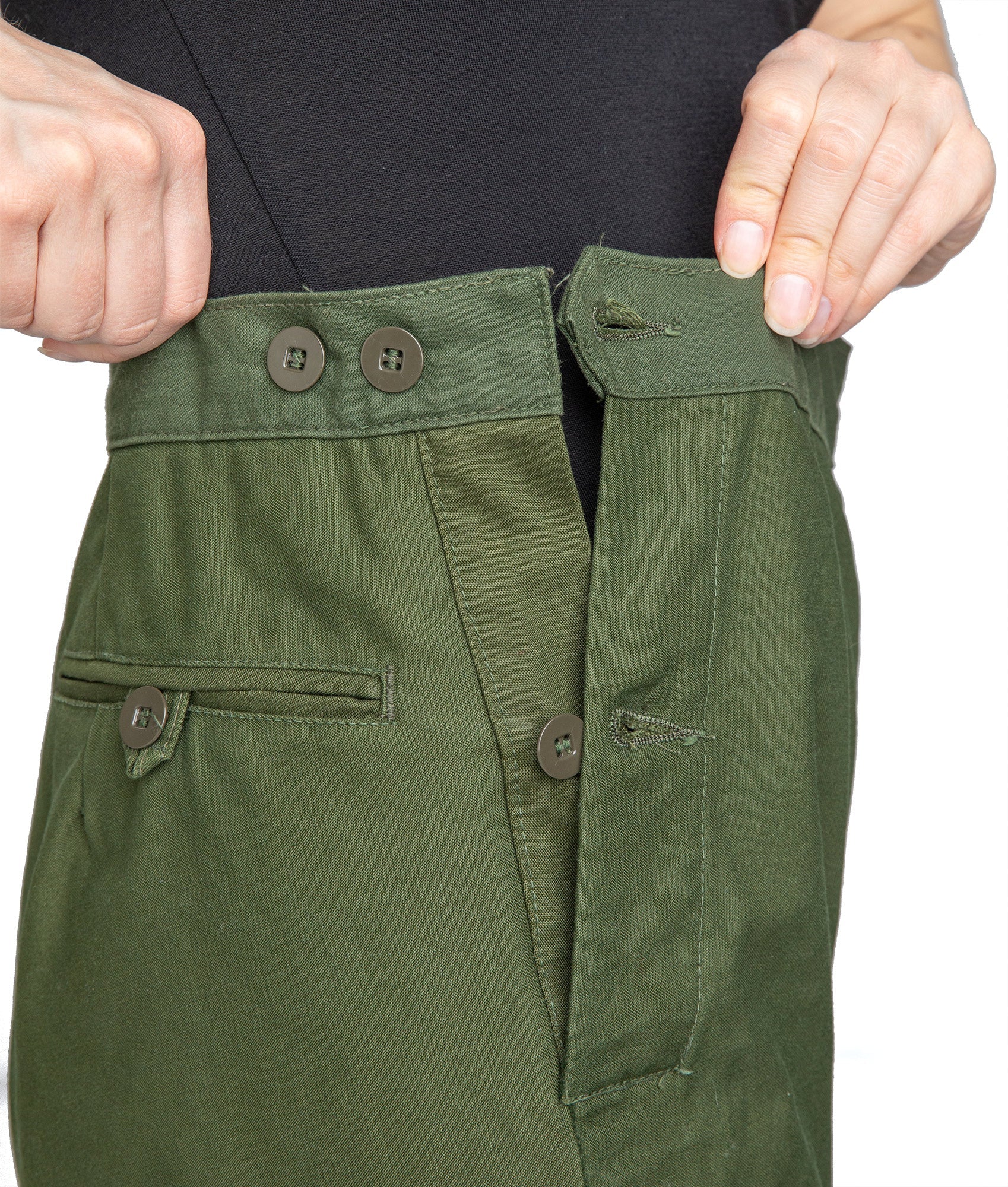 Swedish M70 Women's Field Pants, Green, Surplus