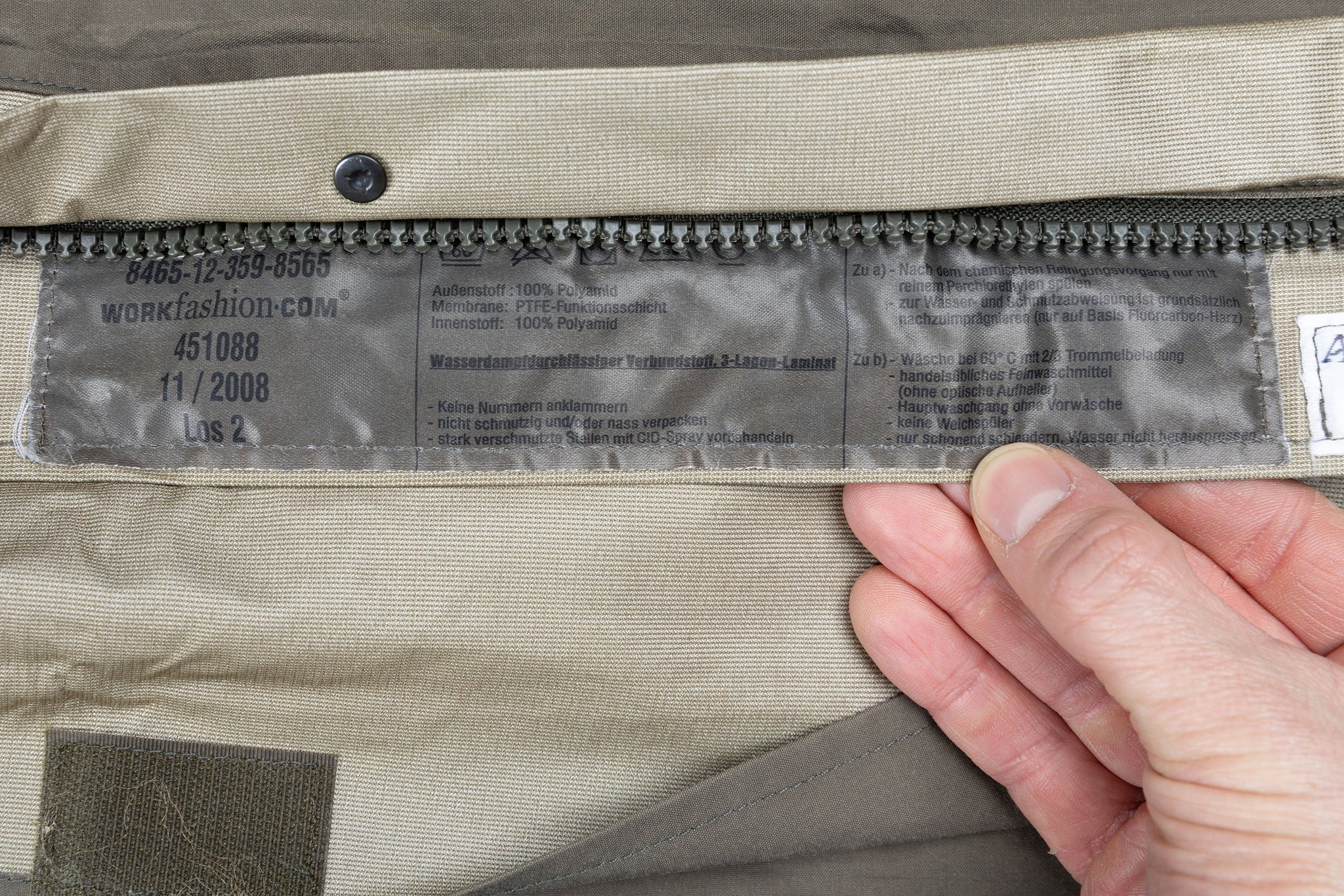 BW makuupussin Gore-Tex päällinen, ylijäämä