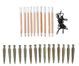 NVA telttakeppi- ja -kiilasarja, 30-osainen, ylijäämä