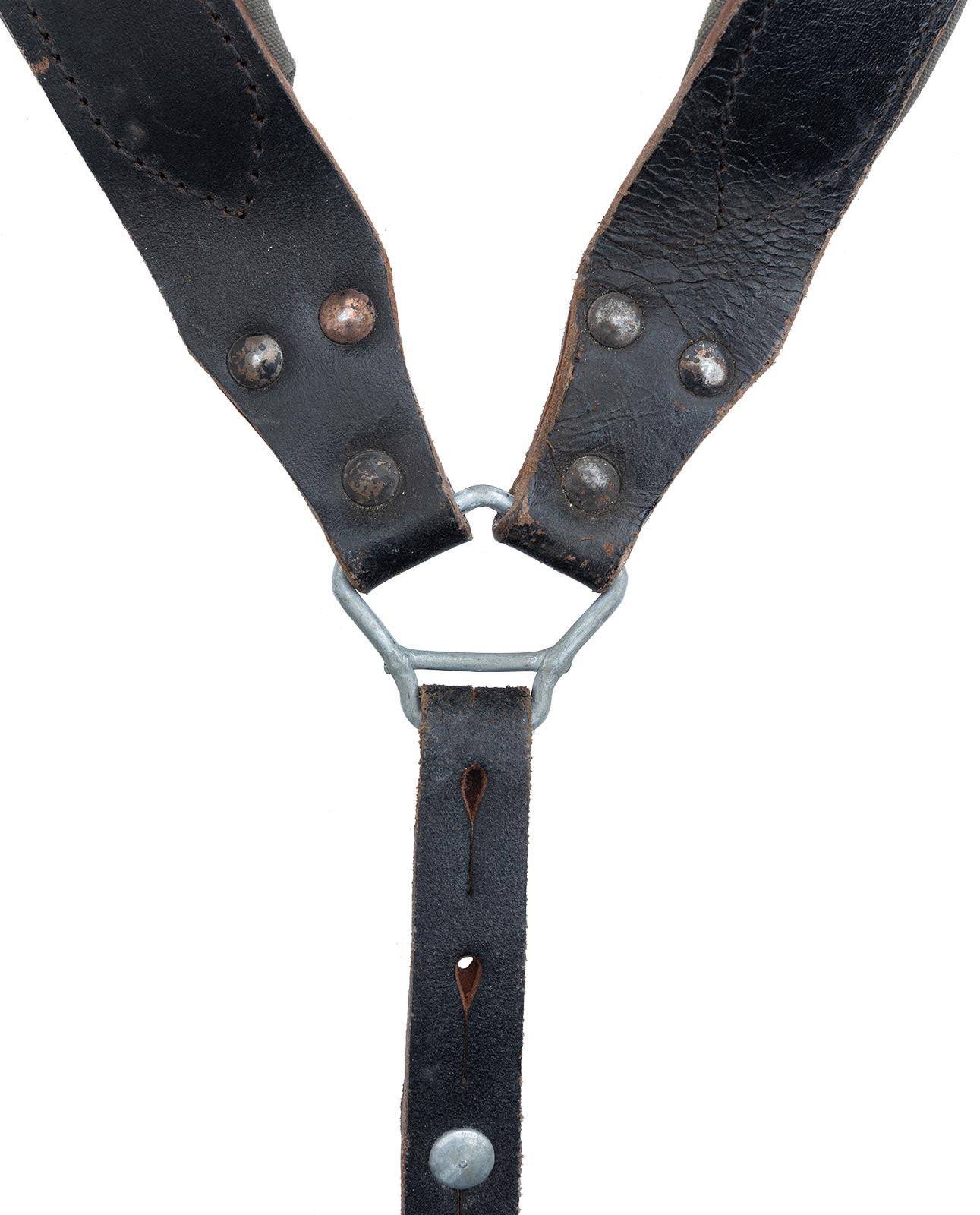 Austrian Y-Suspenders, Leather, Surplus