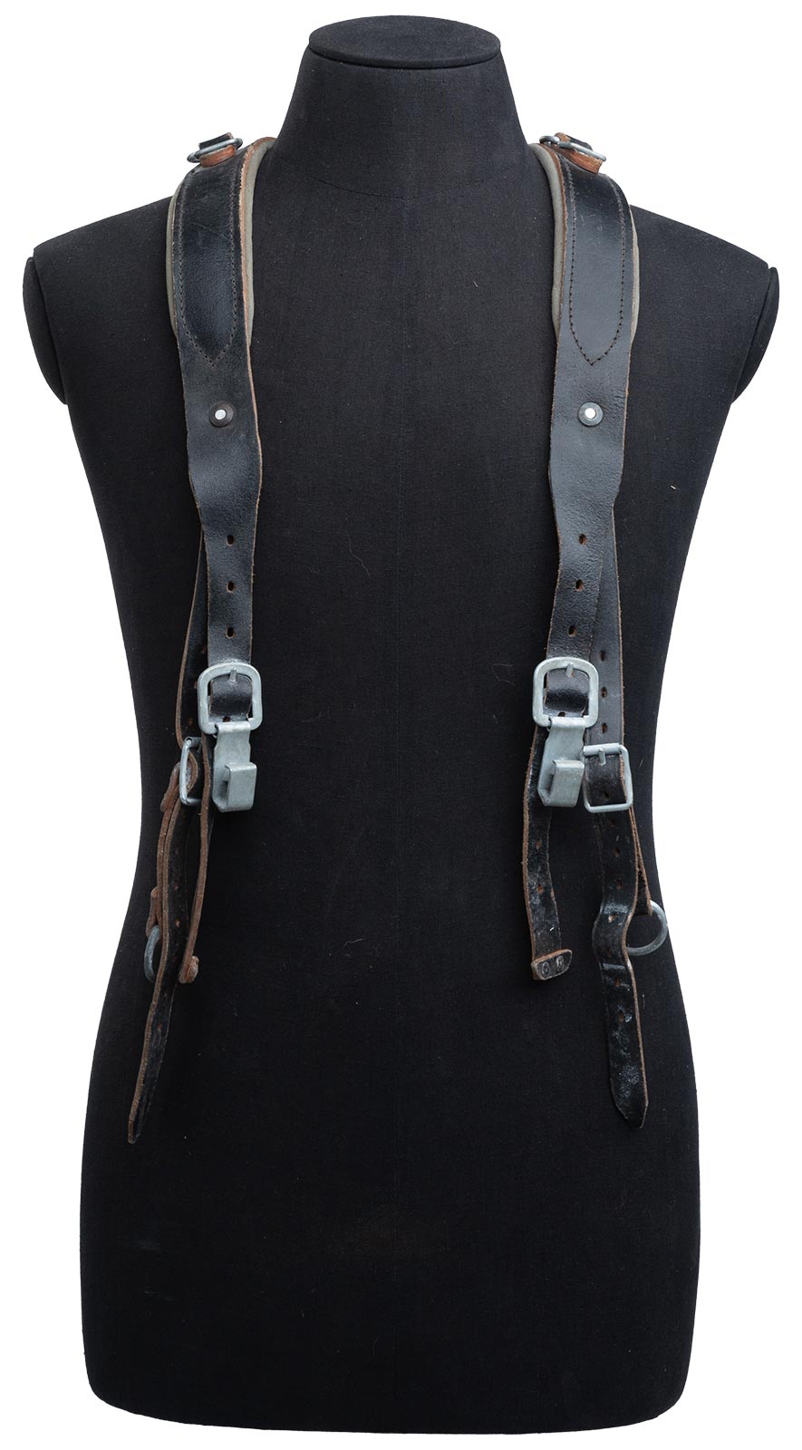 Austrian Y-Suspenders, Leather, Surplus