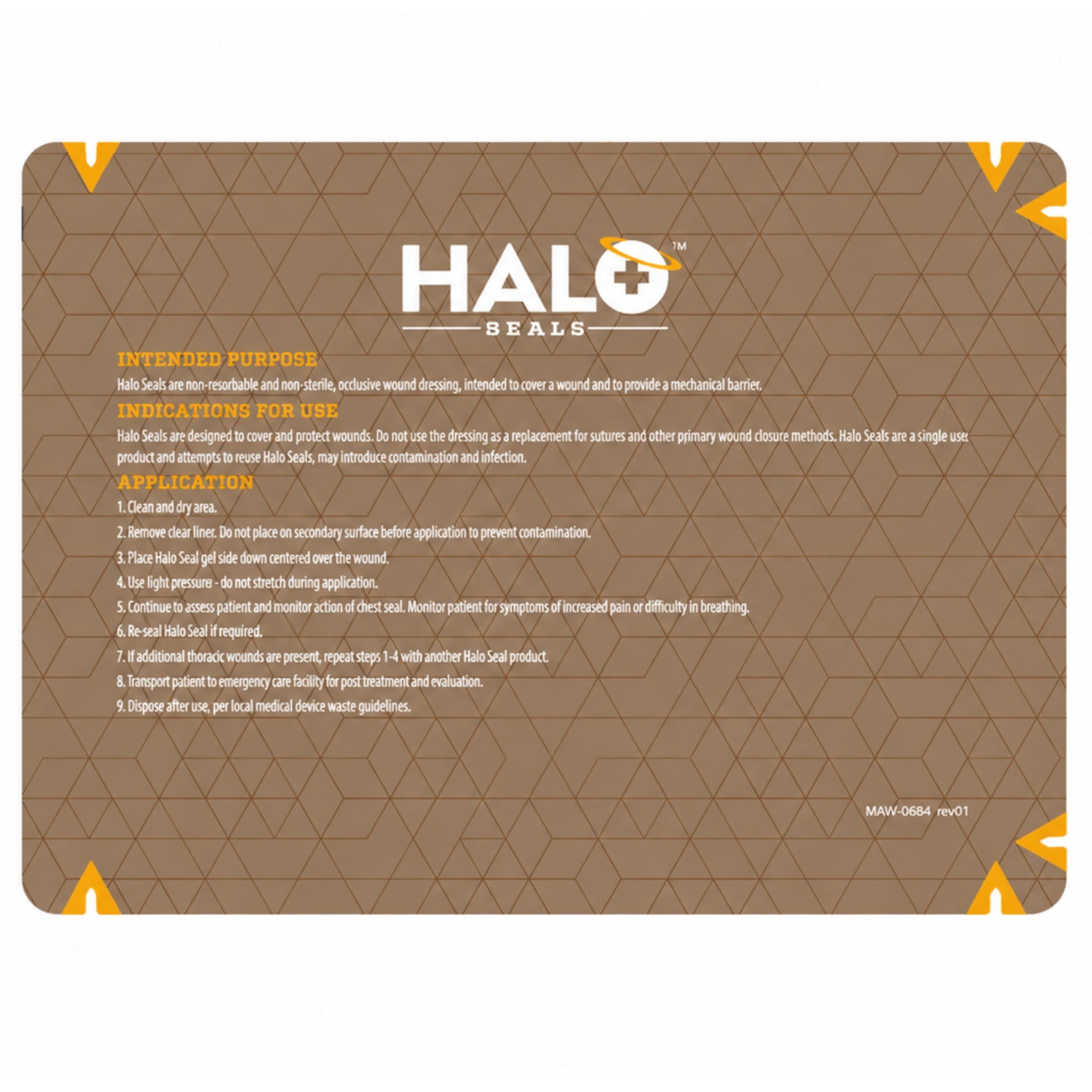CVN HALO Chest Seals