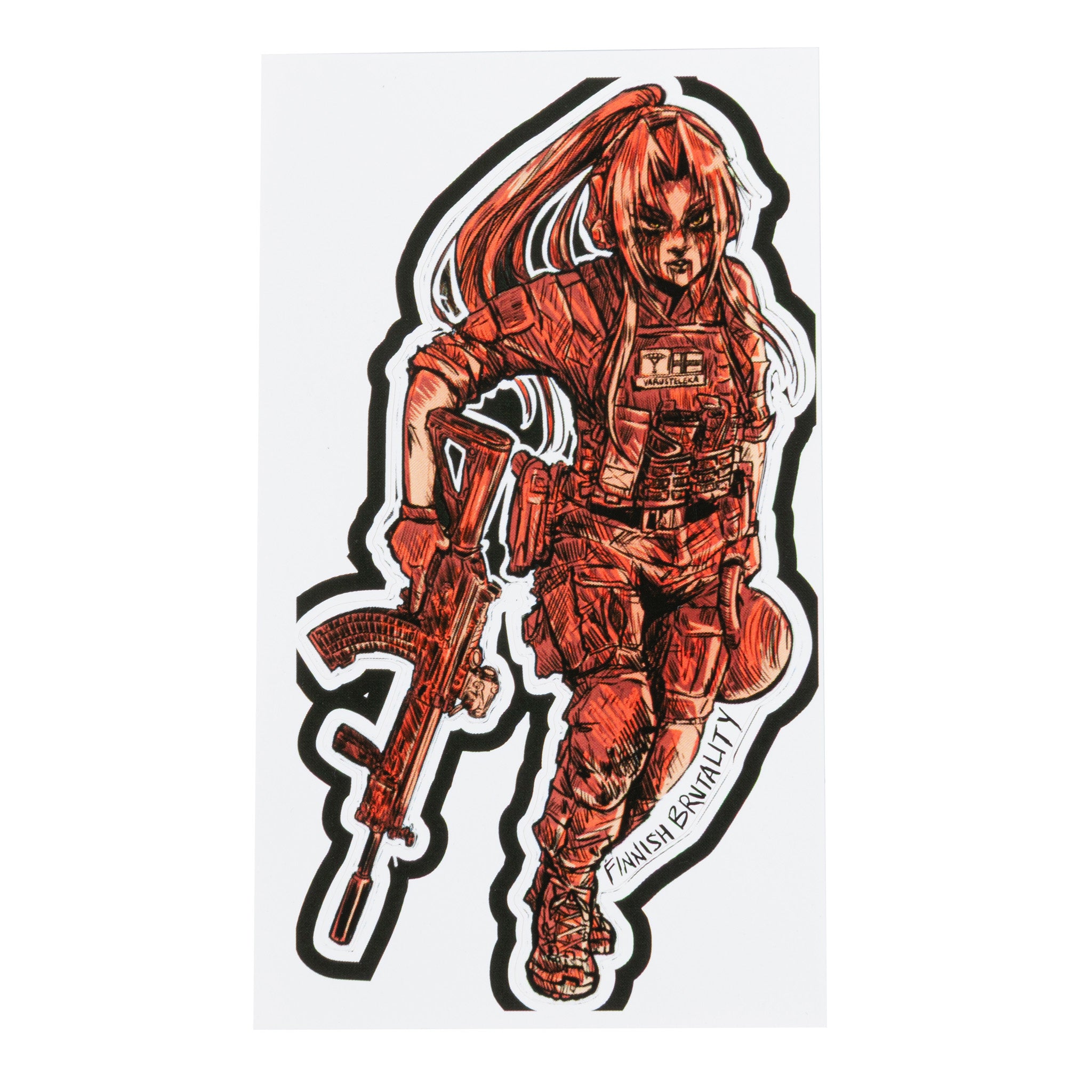 Finnish Brutality Paigeosity Sticker