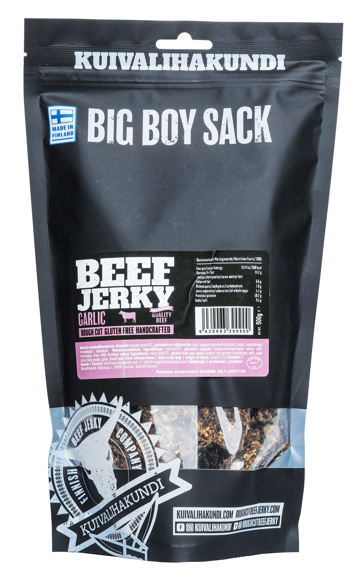 Kuivalihakundi Beef Jerky, 500 g