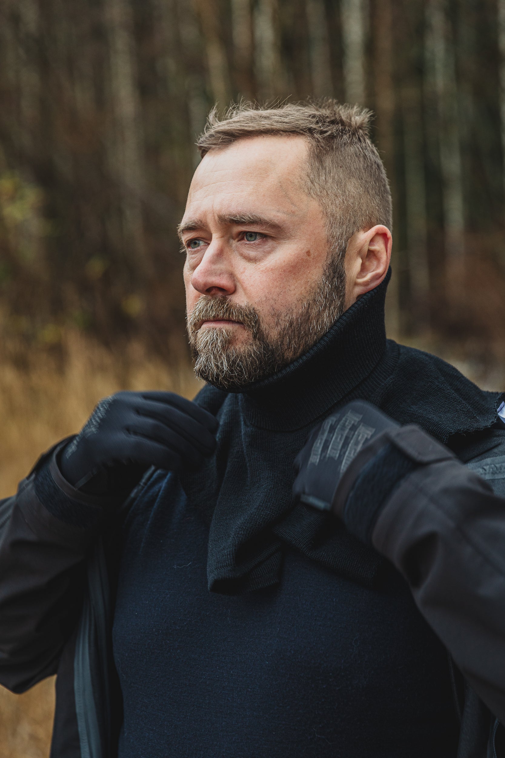 Varusteleka perinteinen kauluri, merinovillaa