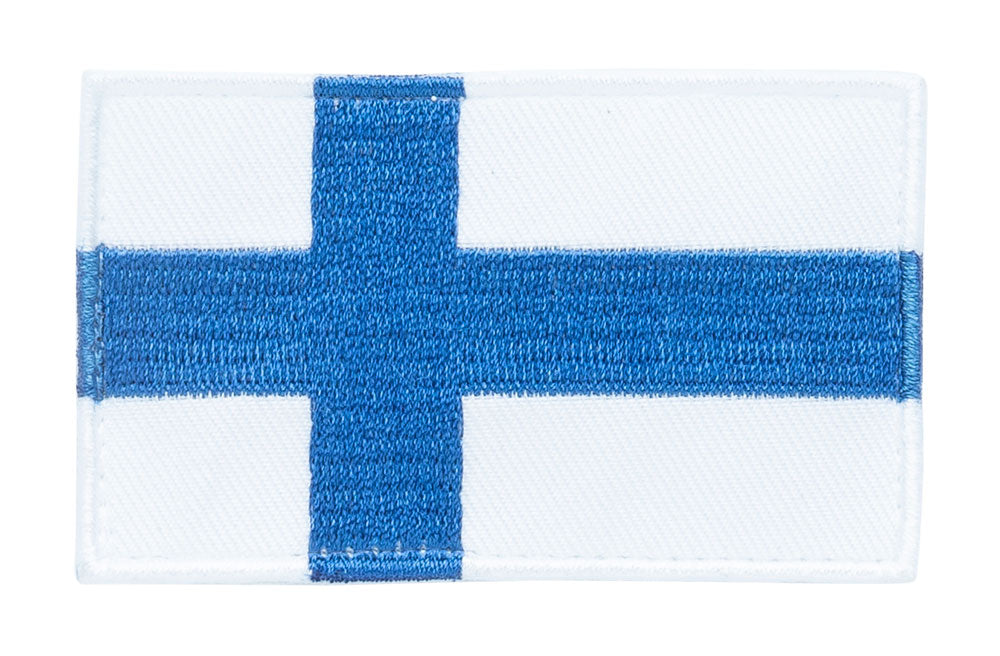 Varusteleka Suomen hihalippu, 77 x 47 mm