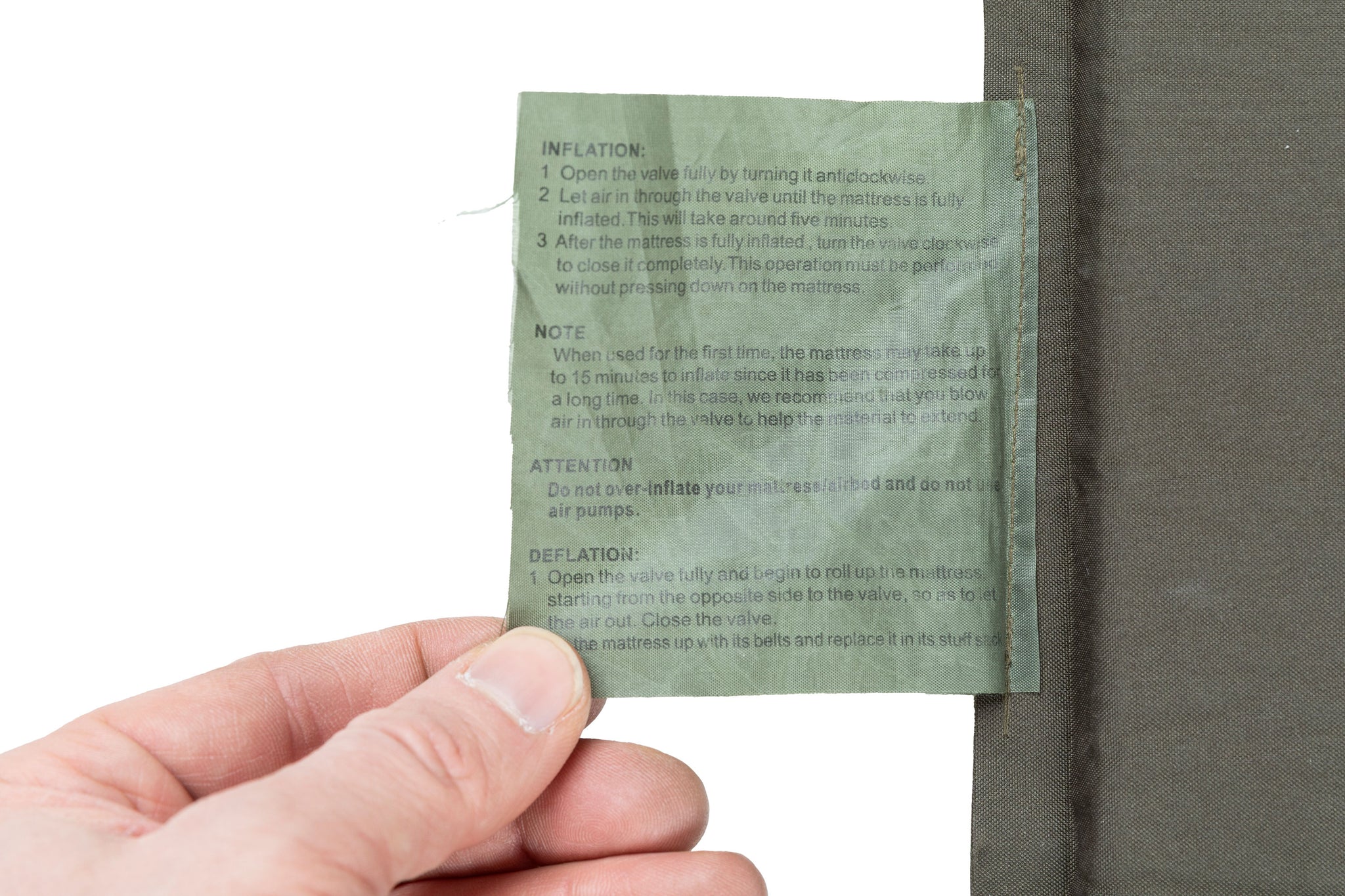 Brytyjska mata samopompująca, demobil