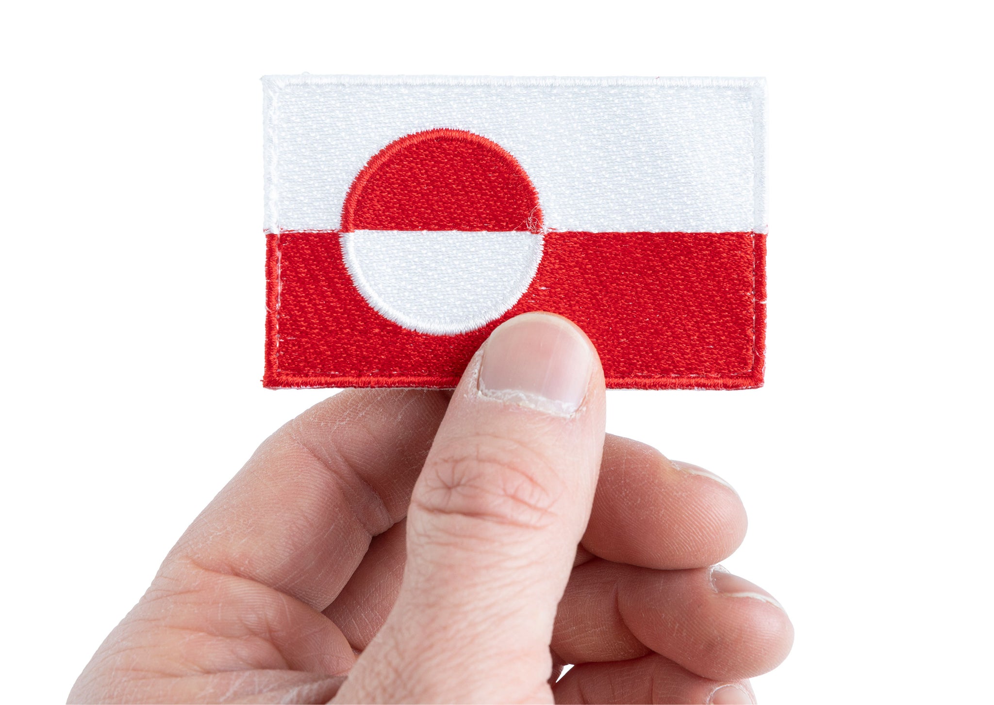 Varusteleka Greenland Flag Patch, 77 x 48 mm