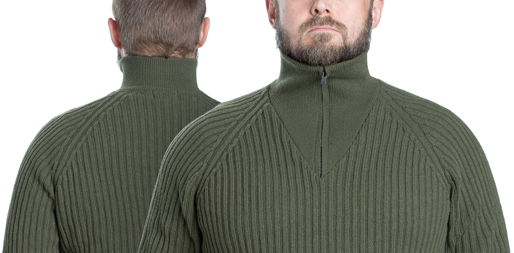 Arctic Circle Wool Sweater w. zipper