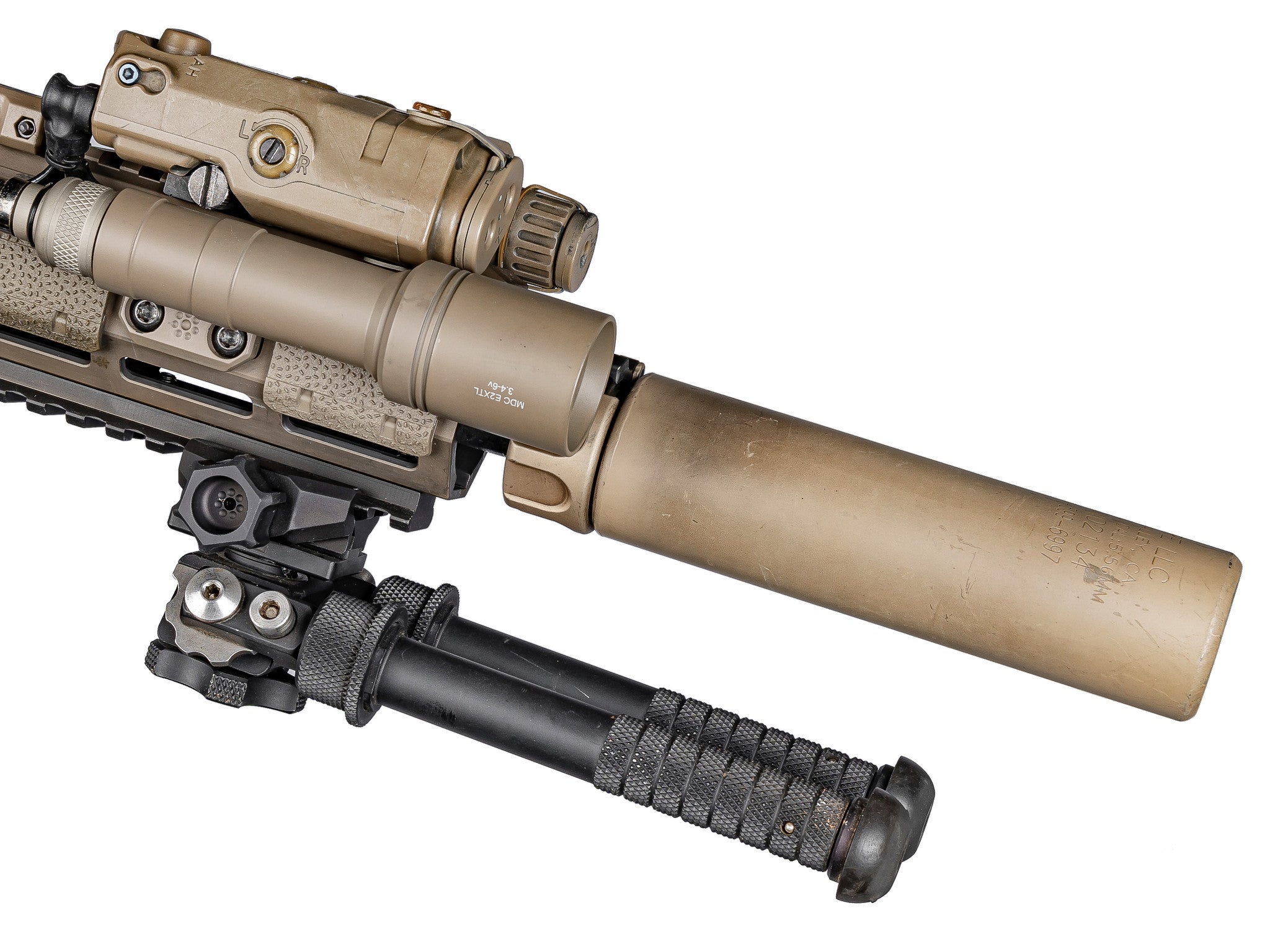 Arisaka Defense Picatinny Rail Slider Bipod Interface, ARMS 17S