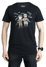 Model height 181 cm; chest circumference 96 cm; waist circumference 88 cm. Wearing size Medium.