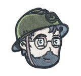 BotR Chap Cartoon Kopf Moralaufnäher