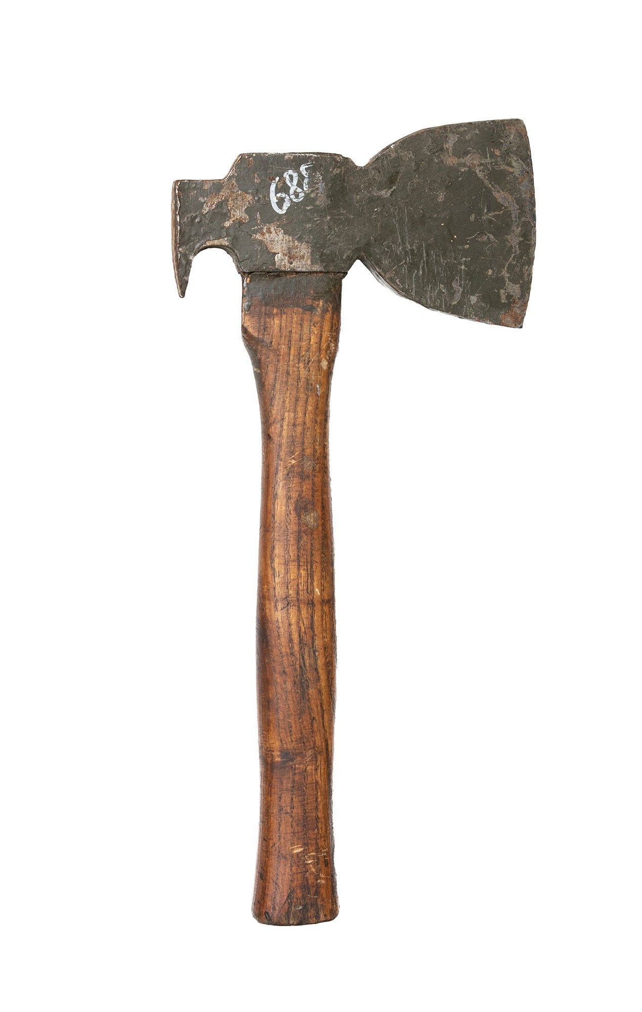 West German engineers' claw hatchet from the side.