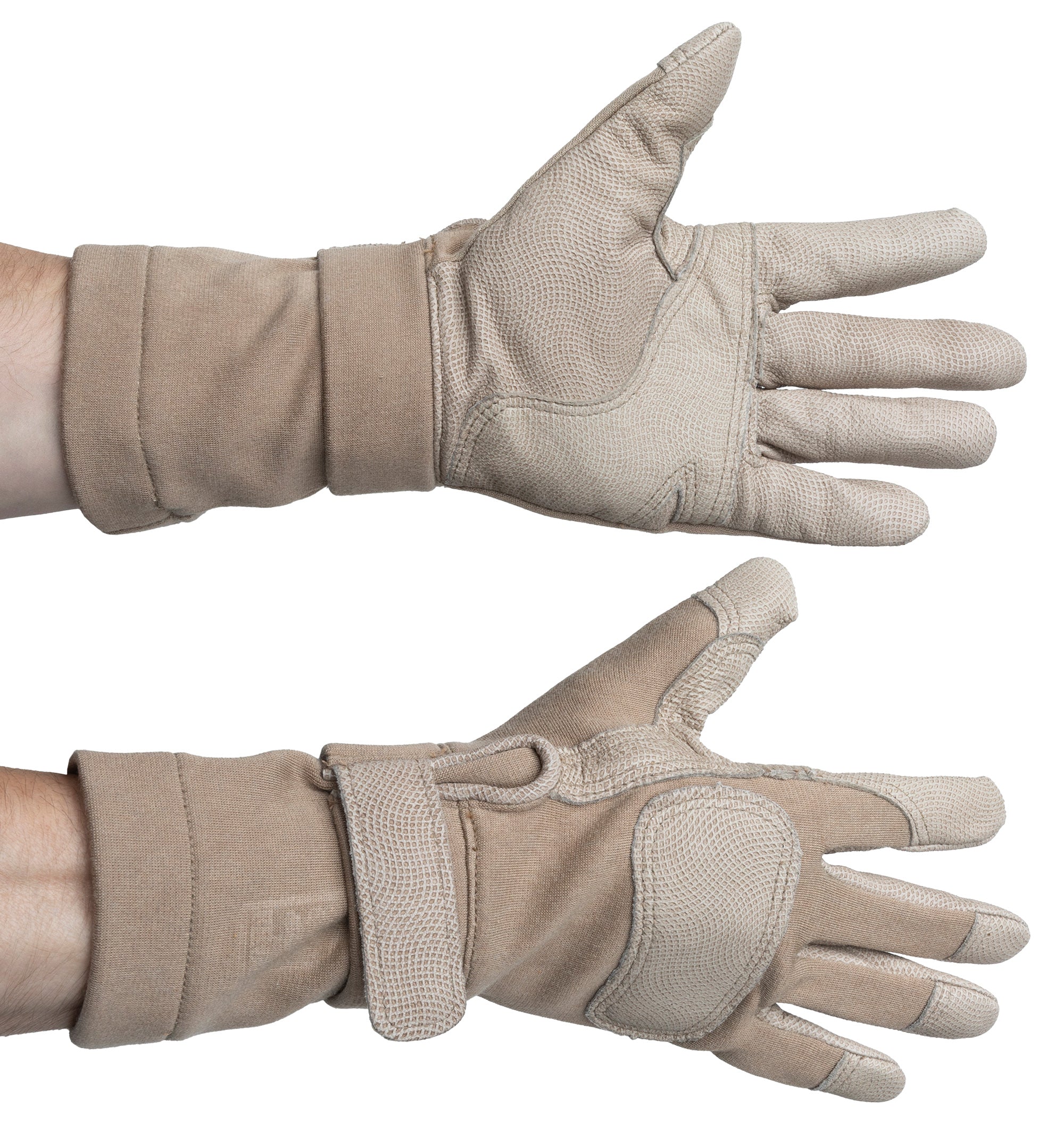 tactical handschuhe schnittfest USMC FROG Flamm- und Schnittfeste Handschuhe, Desert Tan, Ungetragen – Varusteleka