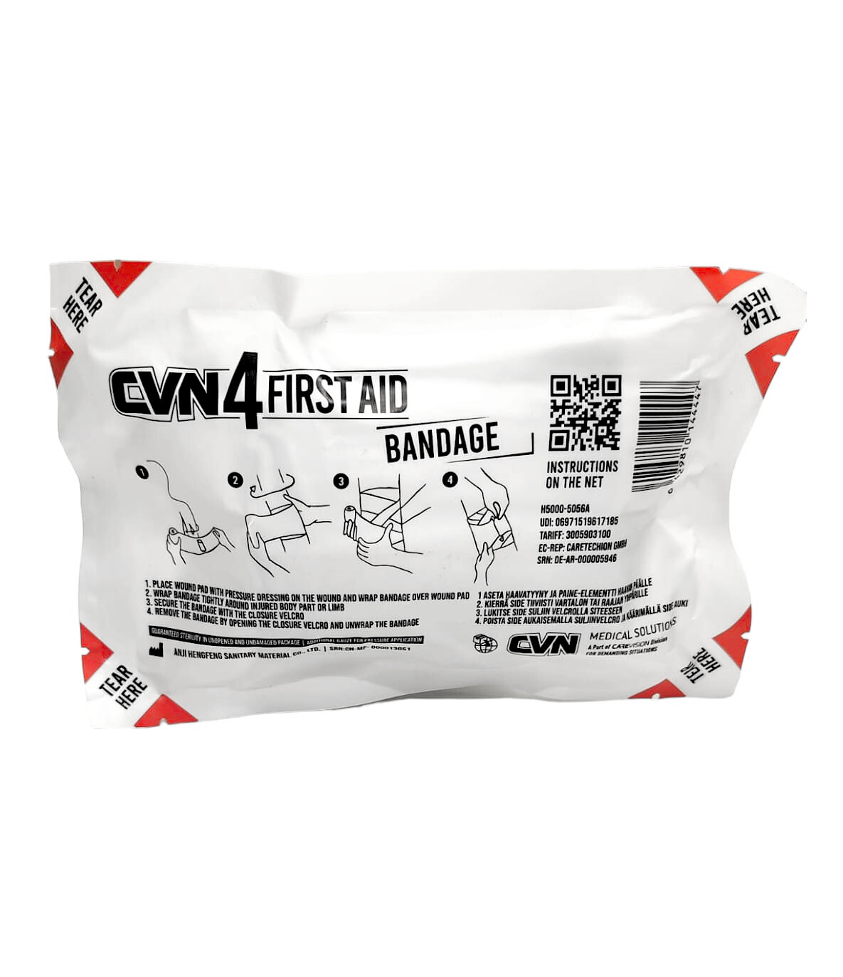 CVN4 First Aid Bandage ensiside