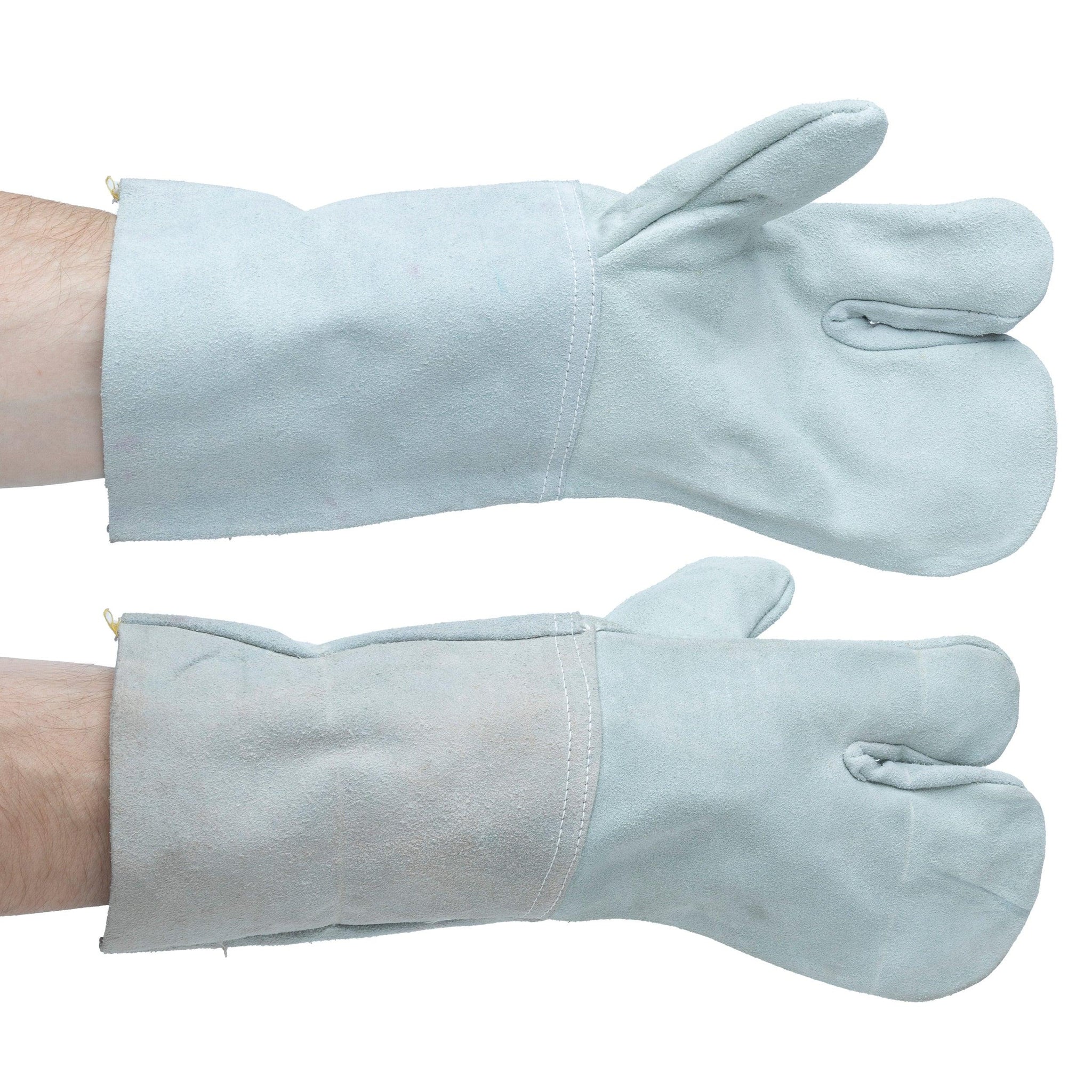 Französische Lederhandschuhe mit Abzugsfinger, Überschuss – Varusteleka