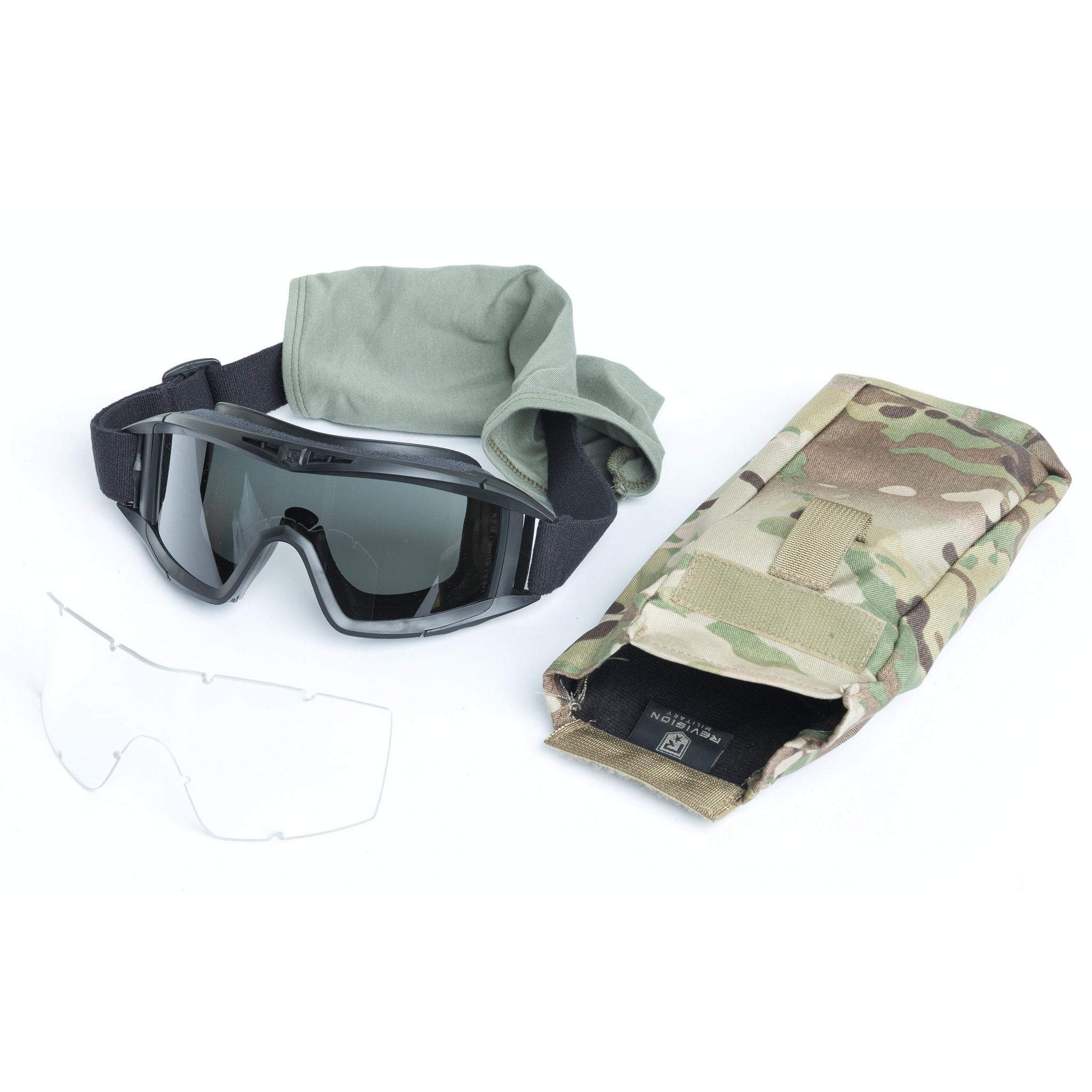 Revision Desert Locust Ballistic Goggles, Essential Kit, Olive Green