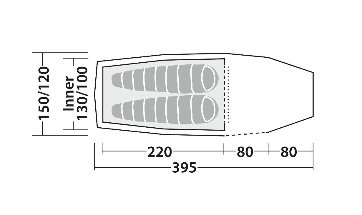 Robens Voyager 2EX Tunnel Tent
