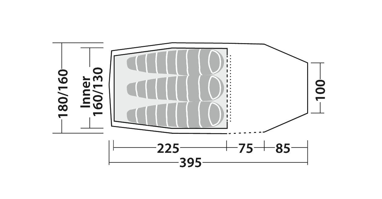 Robens Voyager 3EX Tunnel Tent