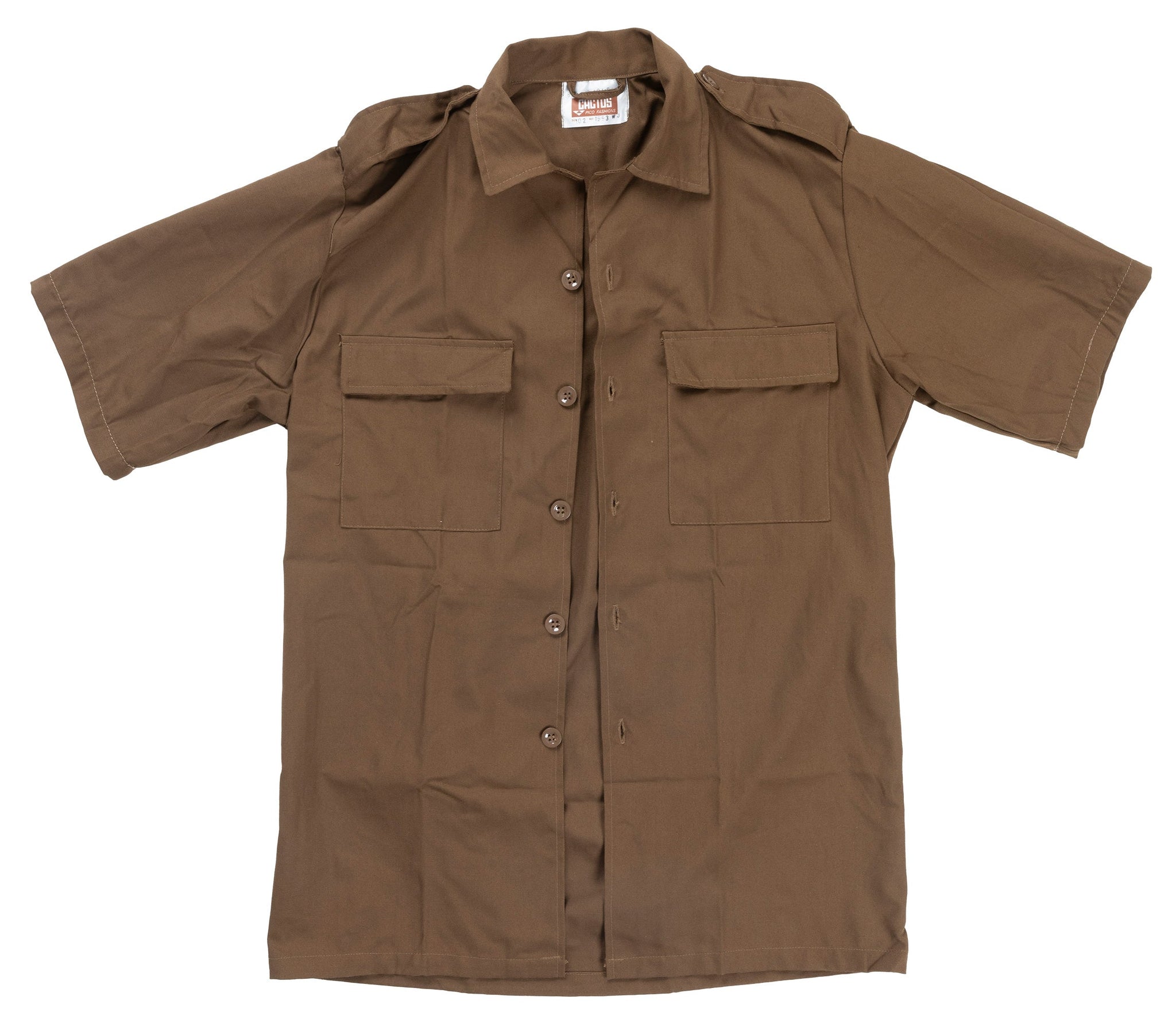SADF Short Sleeve Field Shirt, Nutria, Unissued