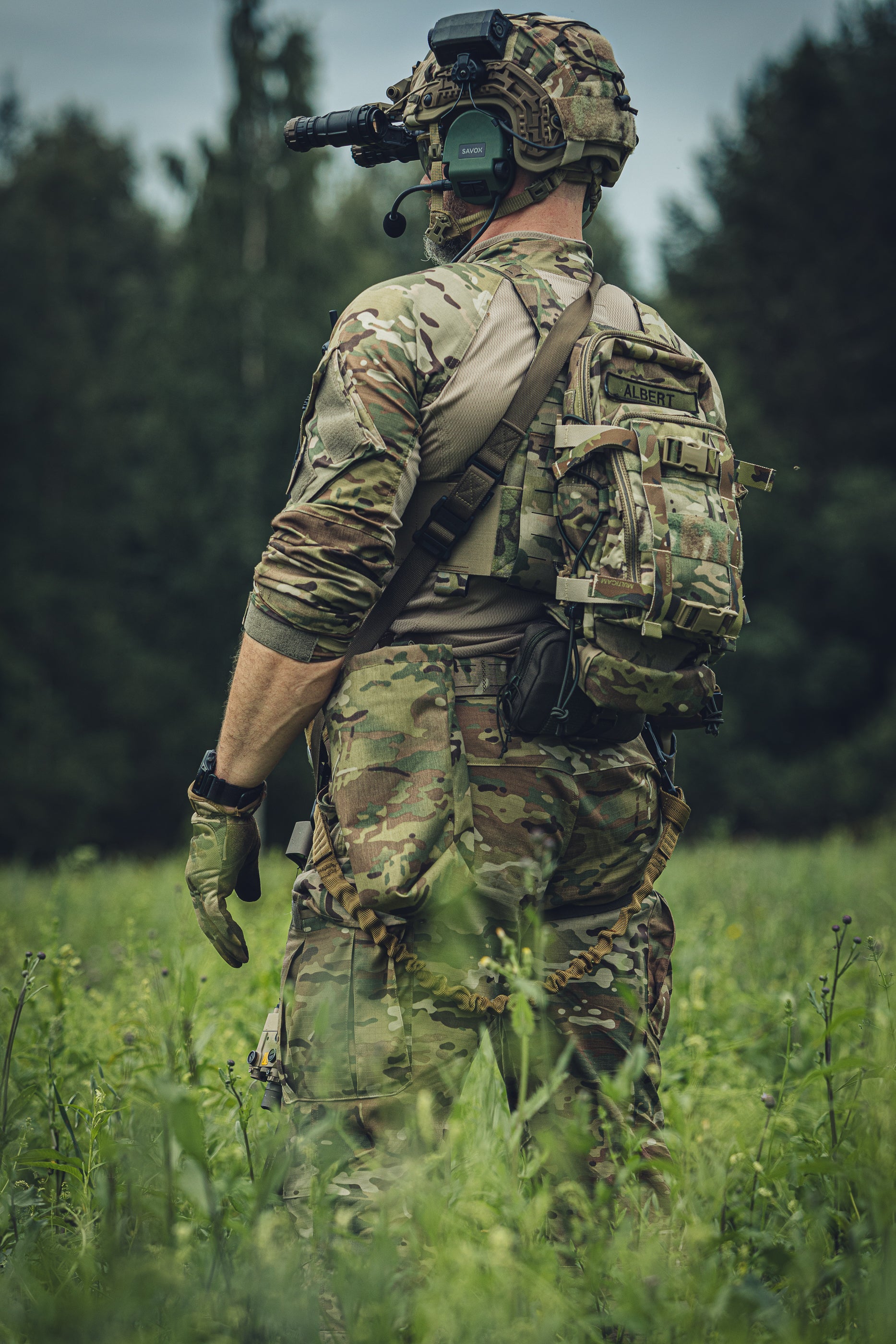 Varusteleka LVPC Plate Carrier, Elastic Mag Pouch Cummerbund