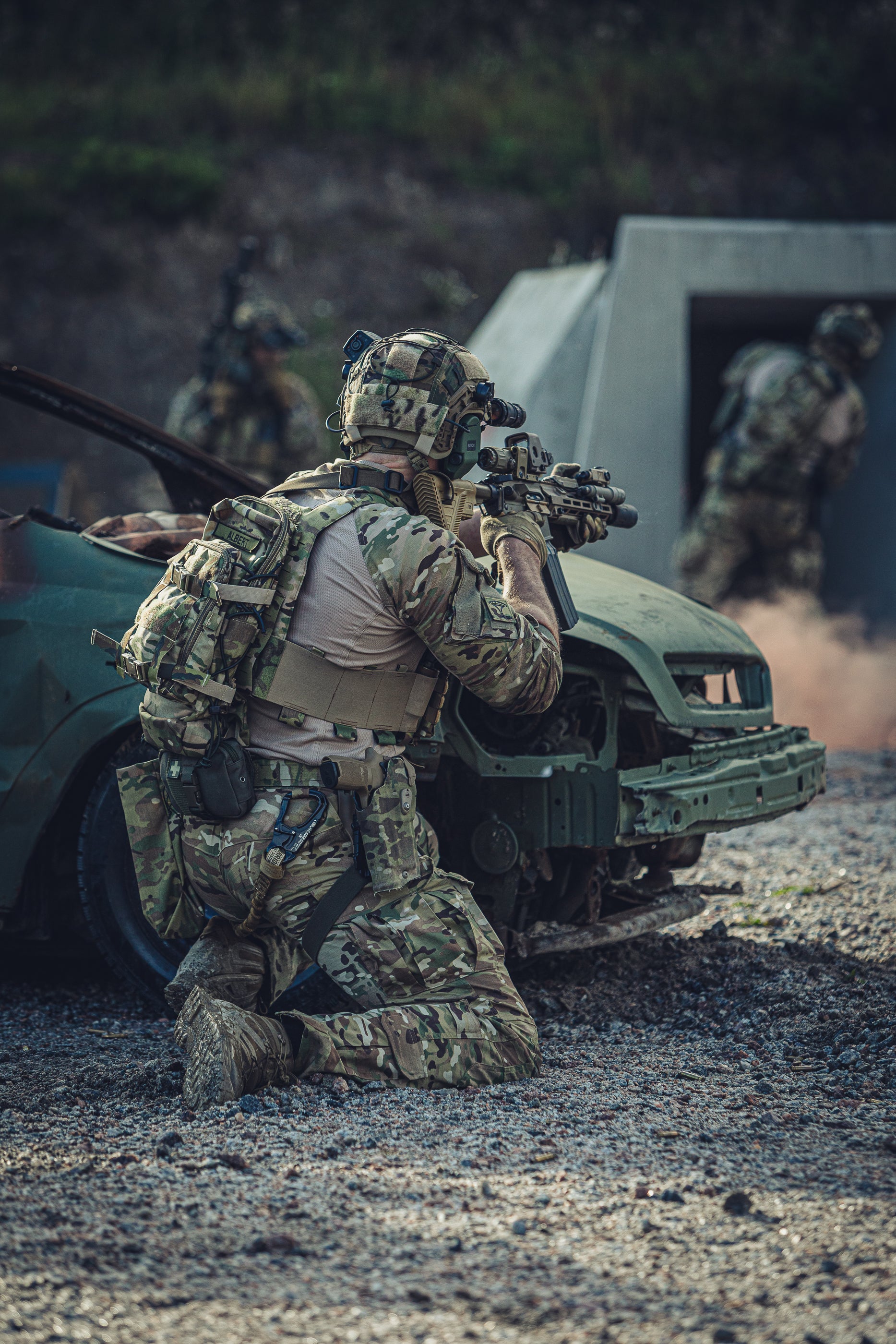 Varusteleka LVPC Plate Carrier, Elastic Mag Pouch Cummerbund