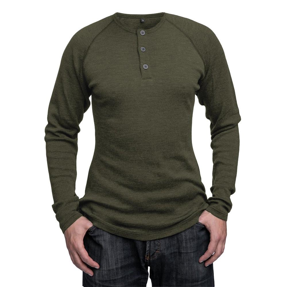 Varusteleka Henley Shirt, Merino Wool