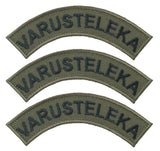 Varusteleka Kaarimerkki omalla tekstillä, 3-Pack