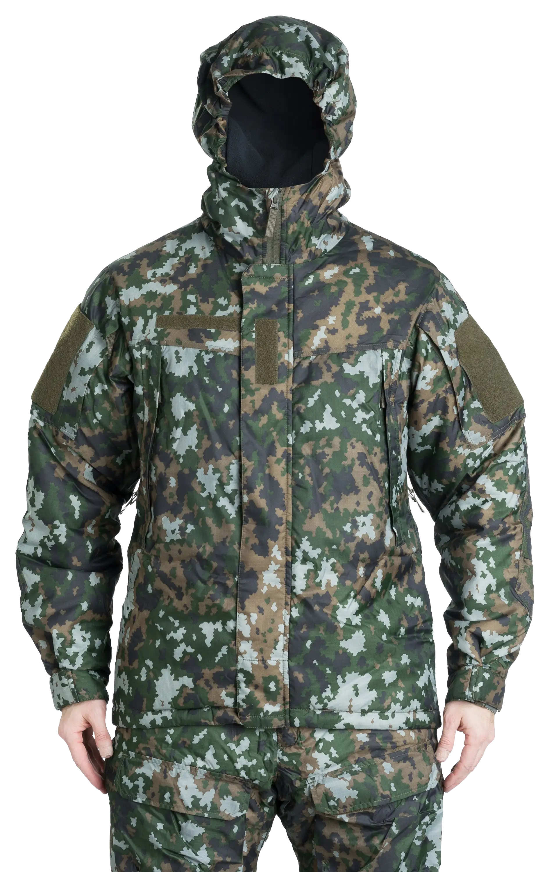 Model height 182 cm; chest circumference 95 cm; waist circumference 88 cm. Wearing size Medium Regular.