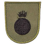 Varusteleka M05 Abzeichen der Ausbildungstruppe, Gedämpf