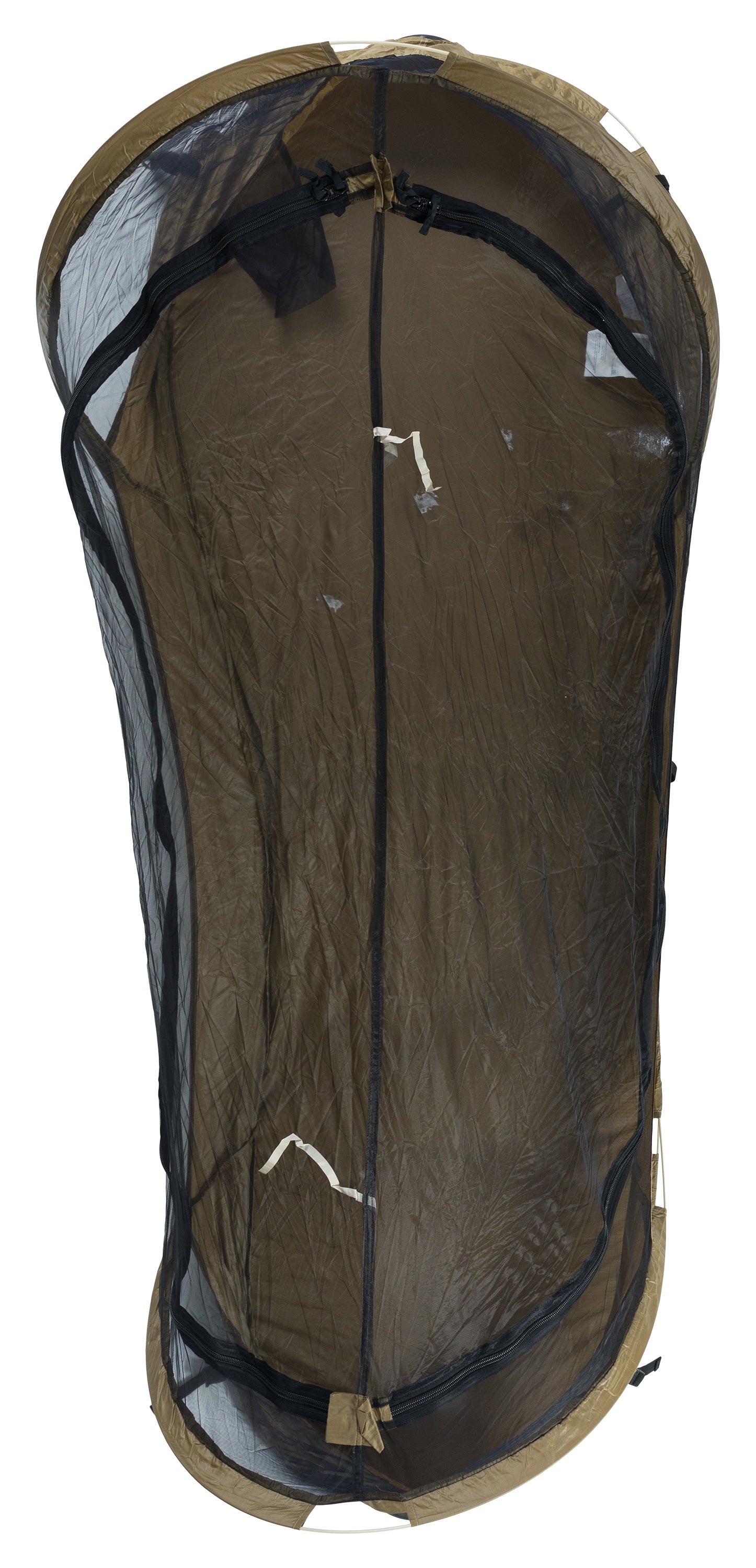 US Catoma PopUp BedNet w. Rain Fly , Coyote Brown, Surplus