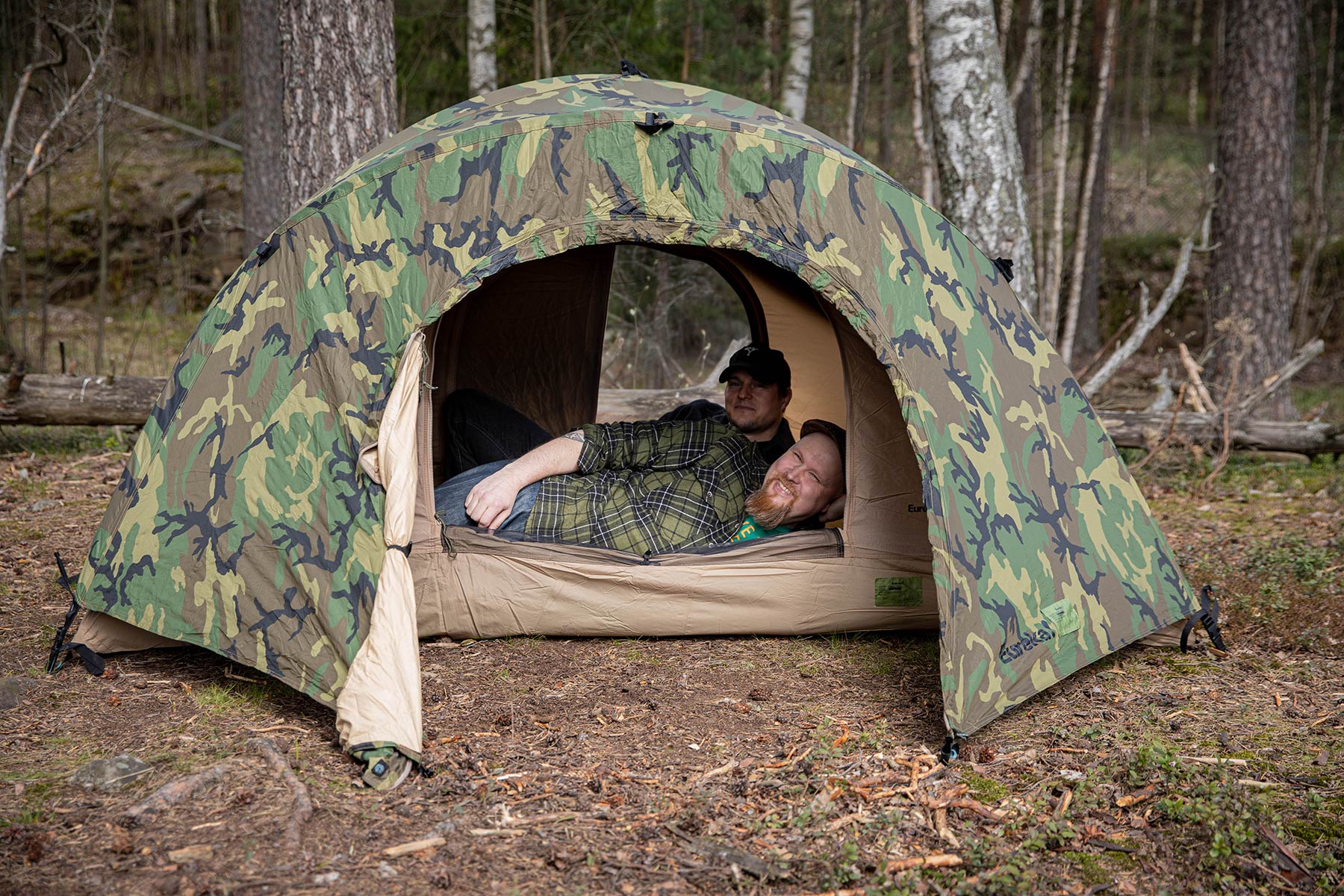 USMC Combat Tent, Two Man, Woodland, Surplus