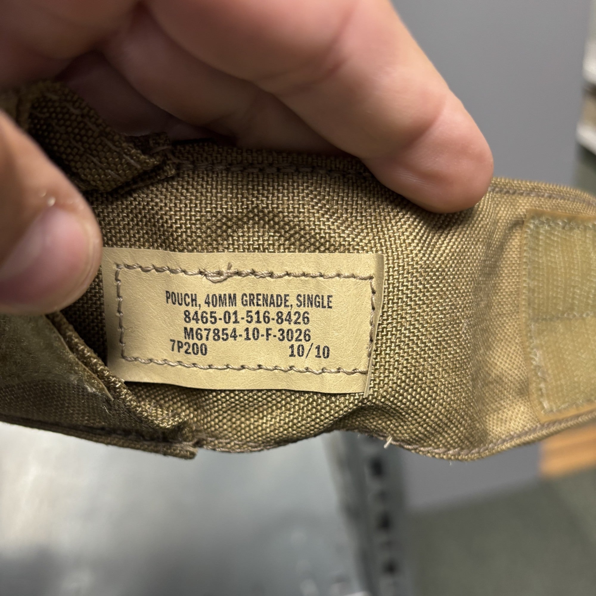 USMC 40 mm Single Grenade Pouch tasku, ylijäämä