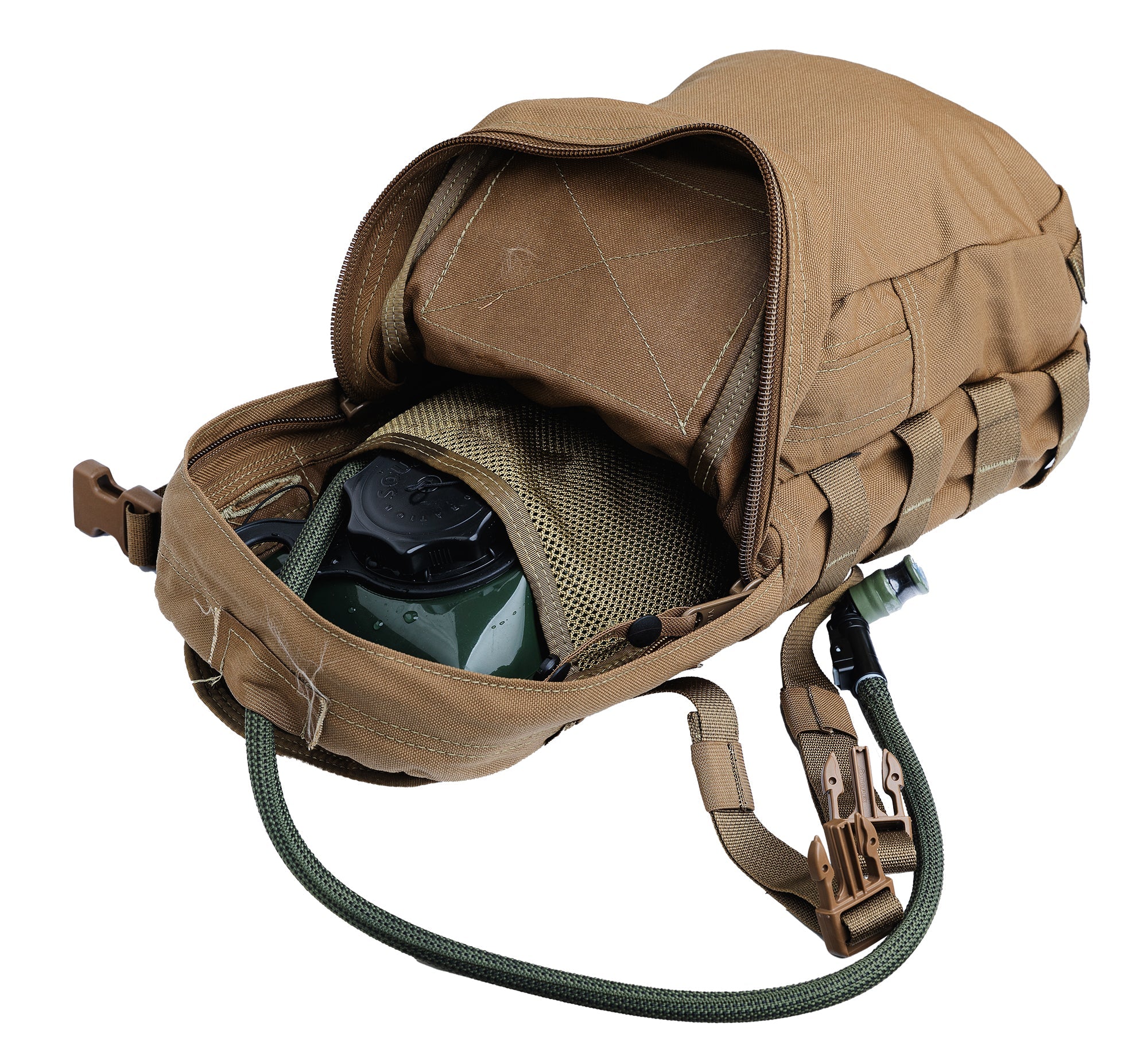 USMC FSBE Modular Assault Pack, kojootinruskea, ylijäämä