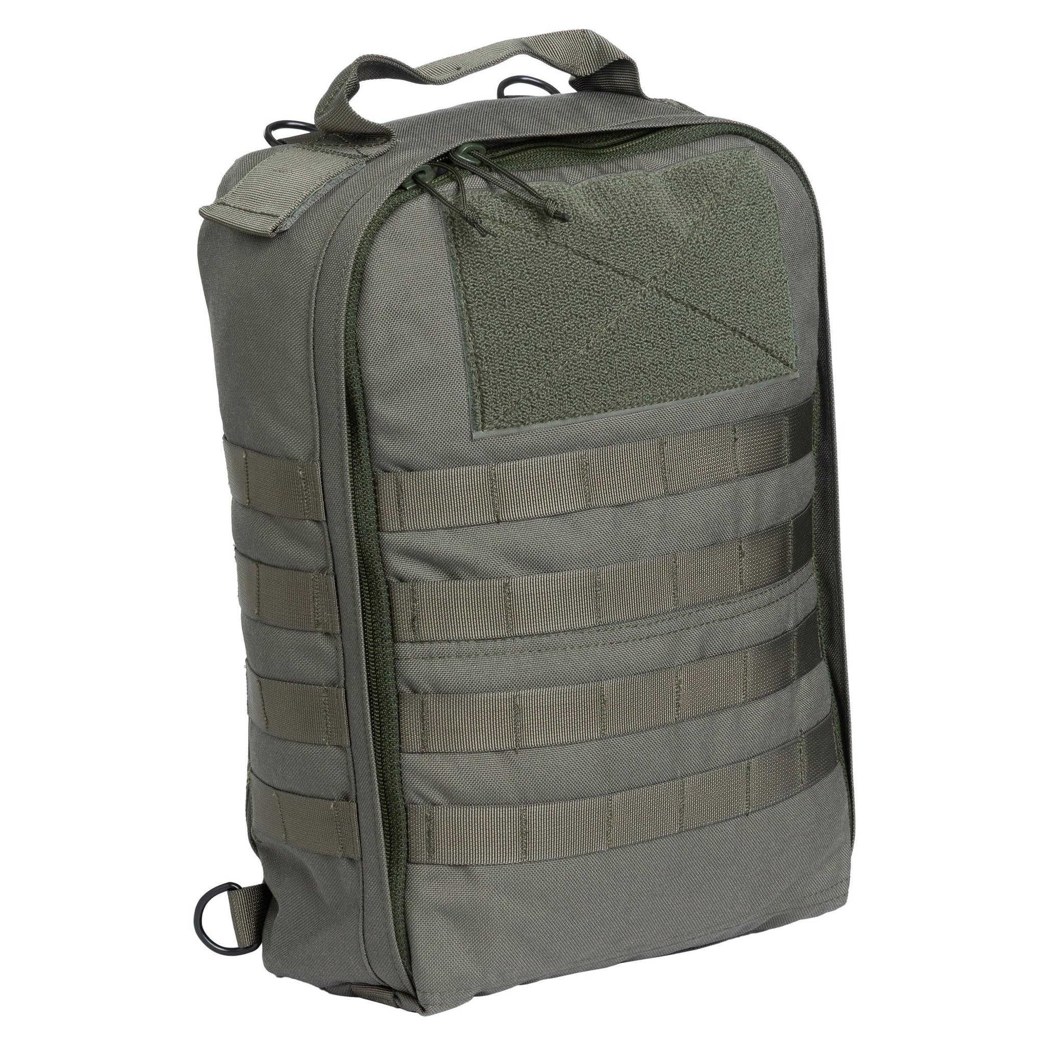 grey mini tactical backpack 45L Dust It also features a shaker/water bottle holder MISSION CRITICAL S.01 BACKPACK NWT