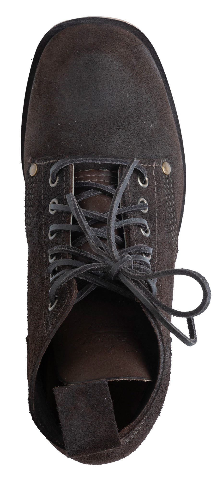 William Lennon B5 nilkkavarsikengät, tummanruskeat, yksinkertaisella pohjalla