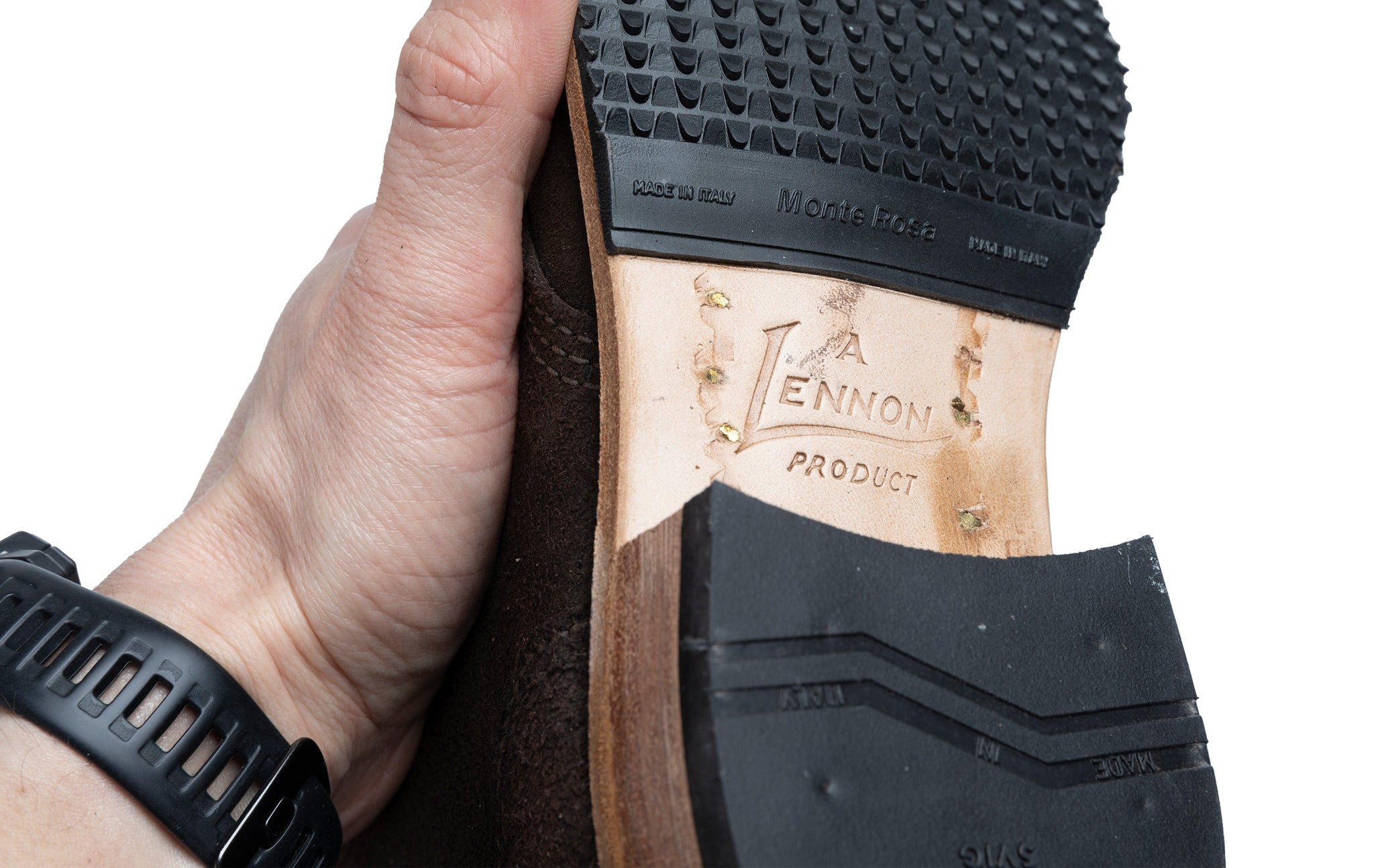 William Lennon B5 nilkkavarsikengät, tummanruskeat, yksinkertaisella pohjalla