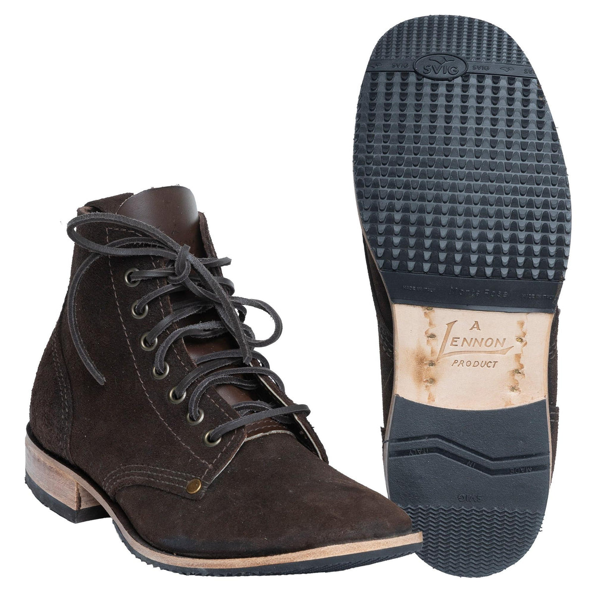 William Lennon B5 Ankle Boots, Dark Brown, Single Thickness Sole 