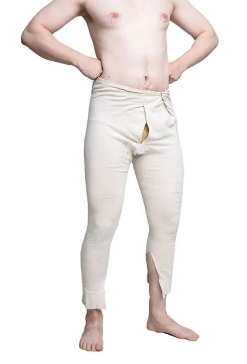 Finnish long johns with White Guard style crotch repair patch surplus Varusteleka