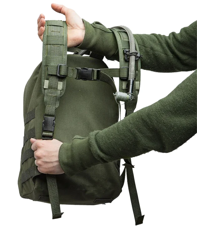 For a backpack, buy two! The current Ranger Green color is more grayish than the old Green seen in this picture.