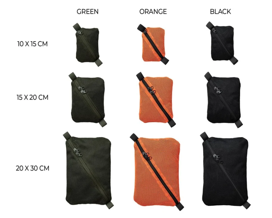 These are available in three sizes and colors. The same-sized bags under one product.