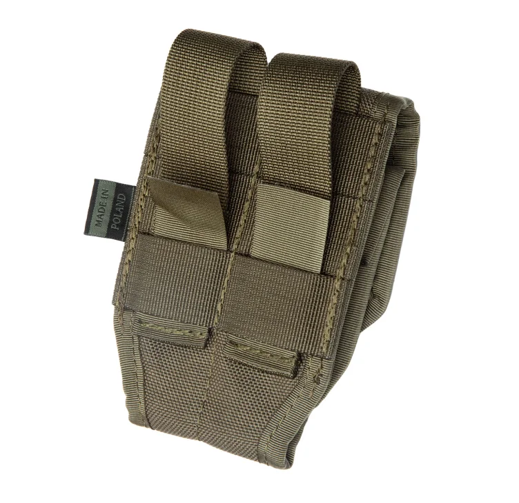 The PALS-compatible straps in the back can be weaved into belt loops as well.