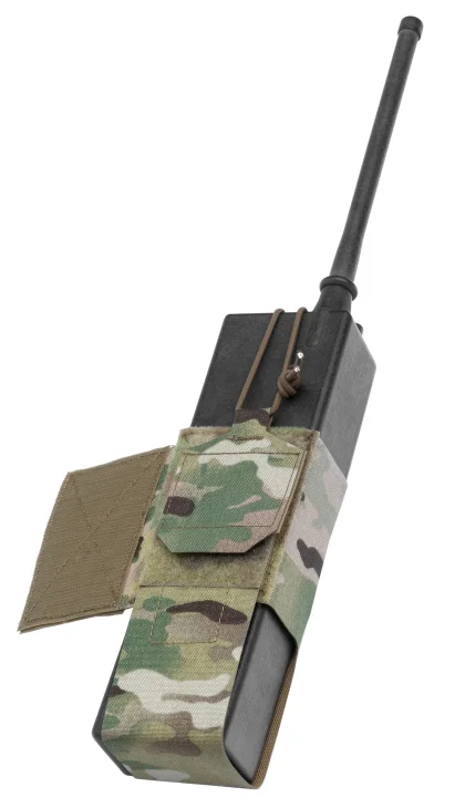 you can insert the loop panel directly into the front flap of a plate carrier (between the cummerbund and plate pouch). Or into the side envelope pocket of the Mission Configurable Chest Rig (MCCR) or Mission Configurable Placard (MCP). 