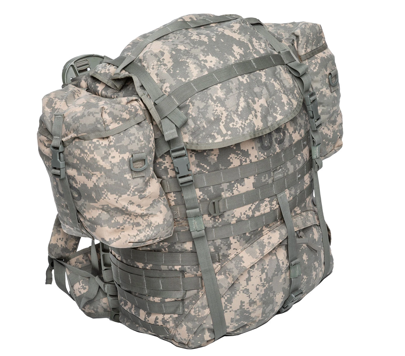 US MILITARY MOLLE II Large Rucksack Field Pack deals Complete Frame Pouches Straps ACU